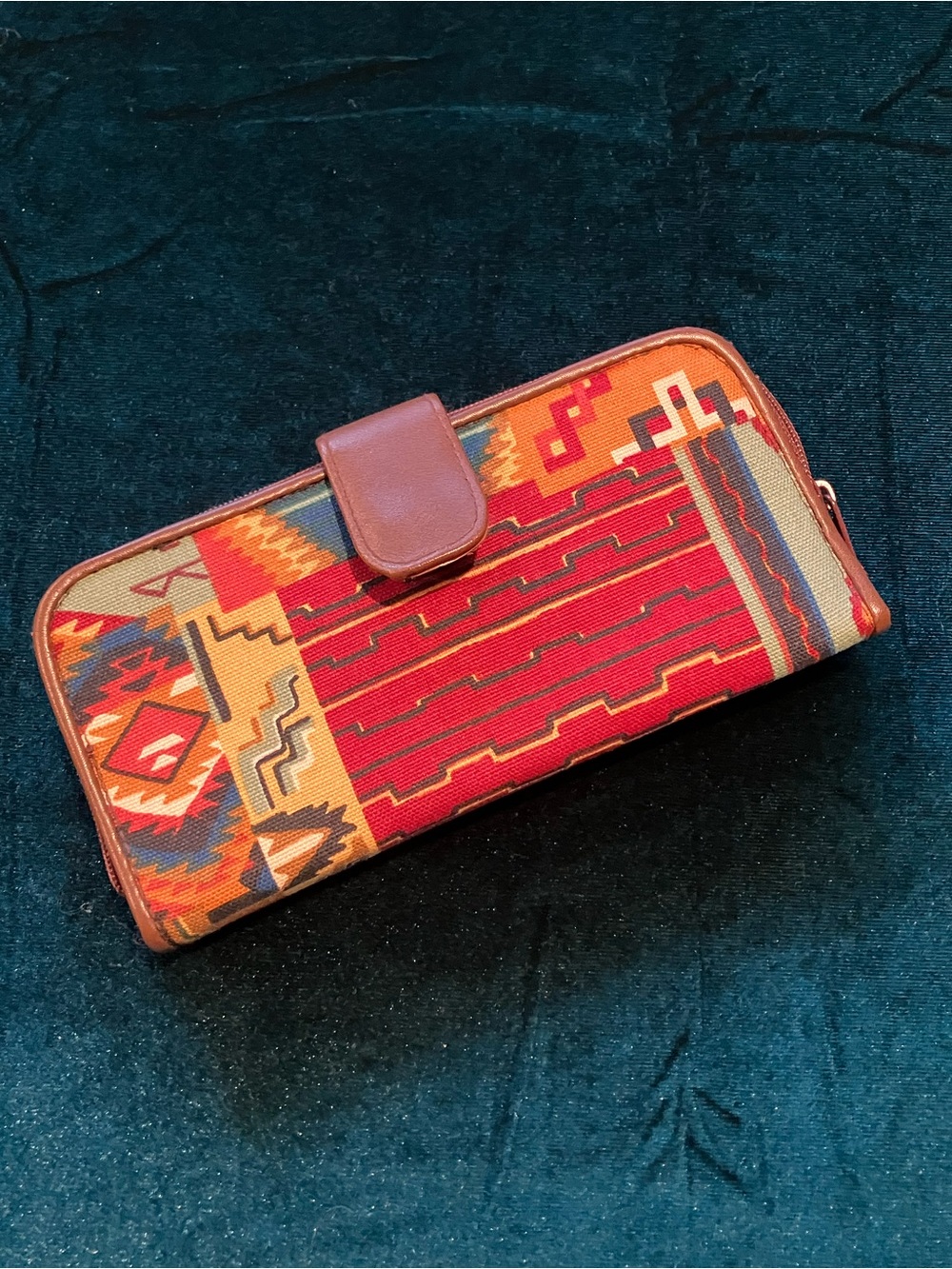 Vintage Colorful Pattern Wallet